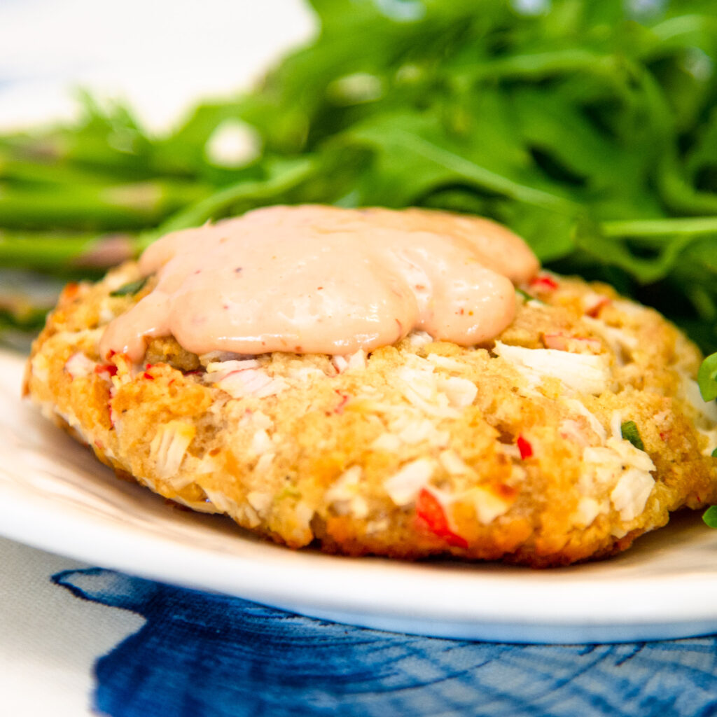 fish cake with remoulade sauce