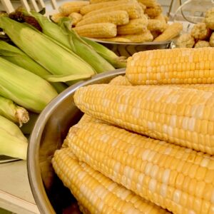 shucked corn