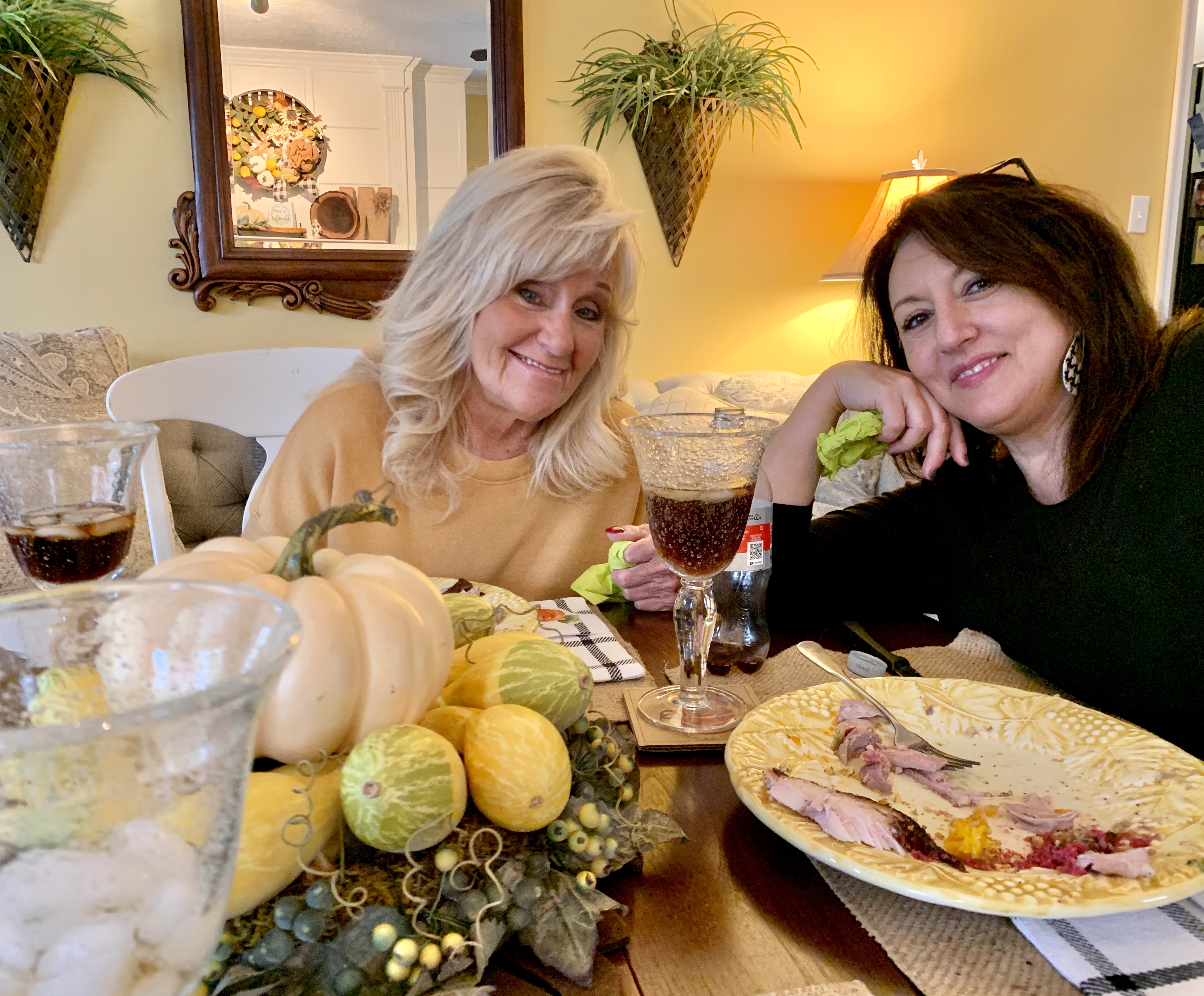 Gayla and Melanie Thanksgiving photo