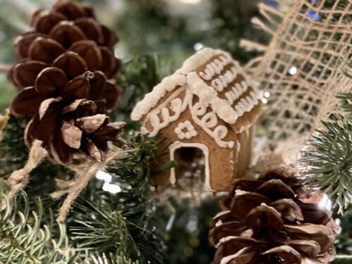 Made a cardboard gingerbread house to hold gifts for gift exchange. :  r/GingerbreadHouses