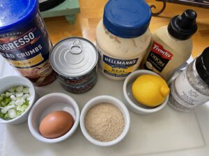 ingredients for salmon patties recipe
