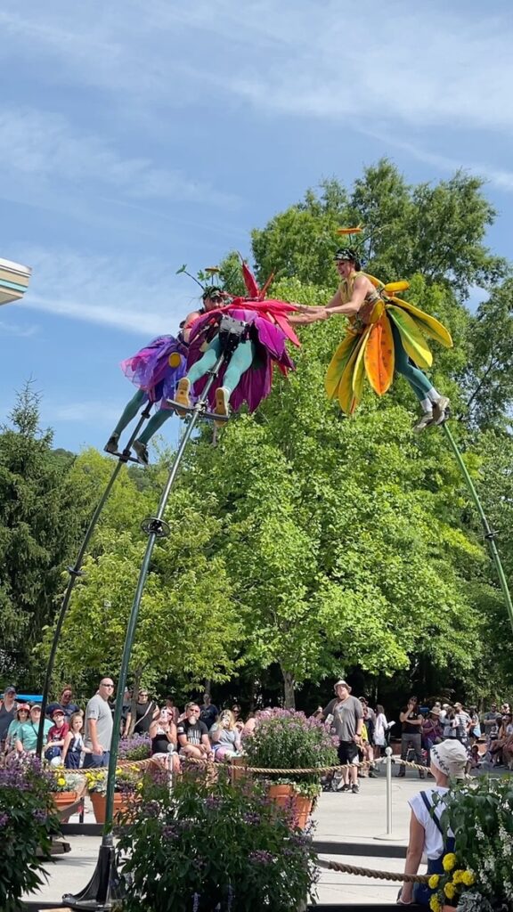 Bloom aerial act at Dollywood