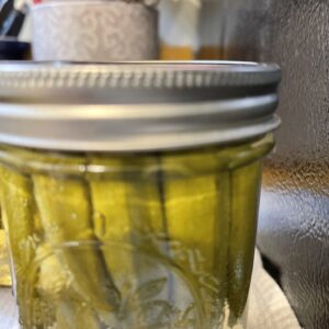 jar of pickled okra