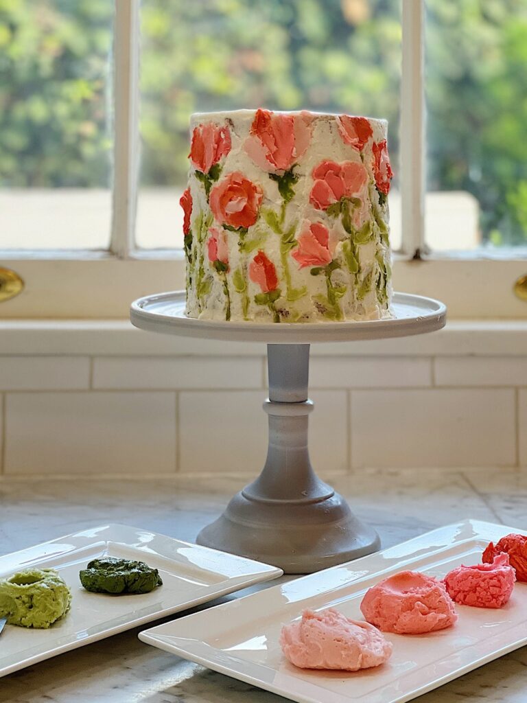 Leslie Saeta's palette cake