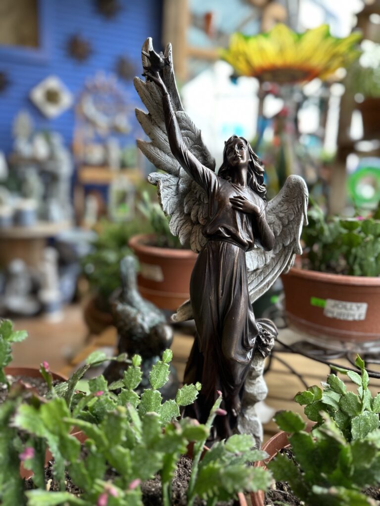 Andrew's Seed angel statue