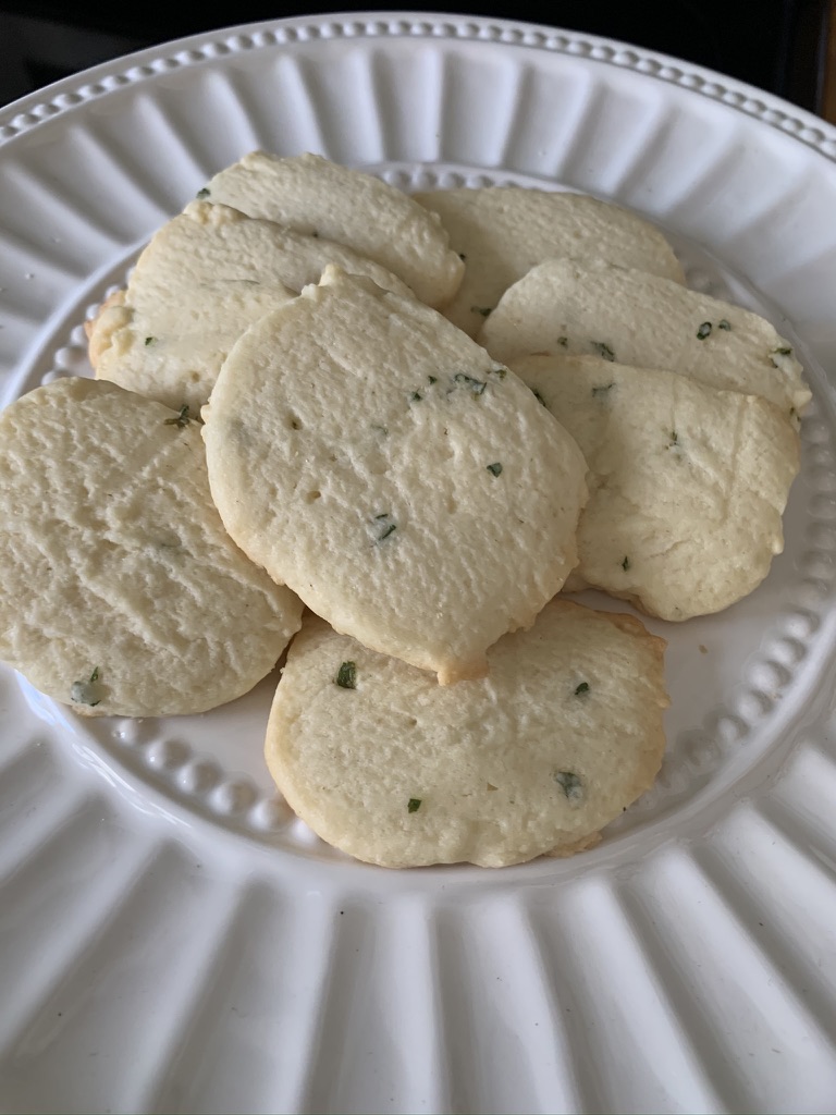 lemon balm cookies