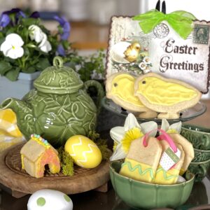 Feature photo for Easter Tea Party Lemon shortbread cookies