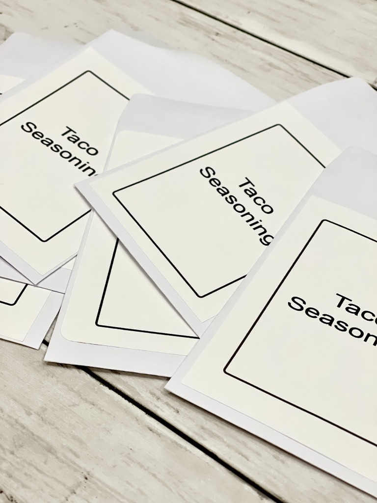 Taco Seasoning Envelopes