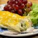 Feature chicken crepes with grapes and butter lettuce