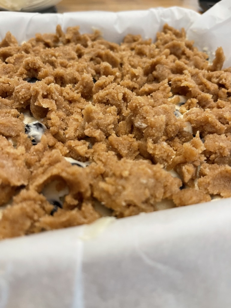 crumble topping for blueberry coffee cake