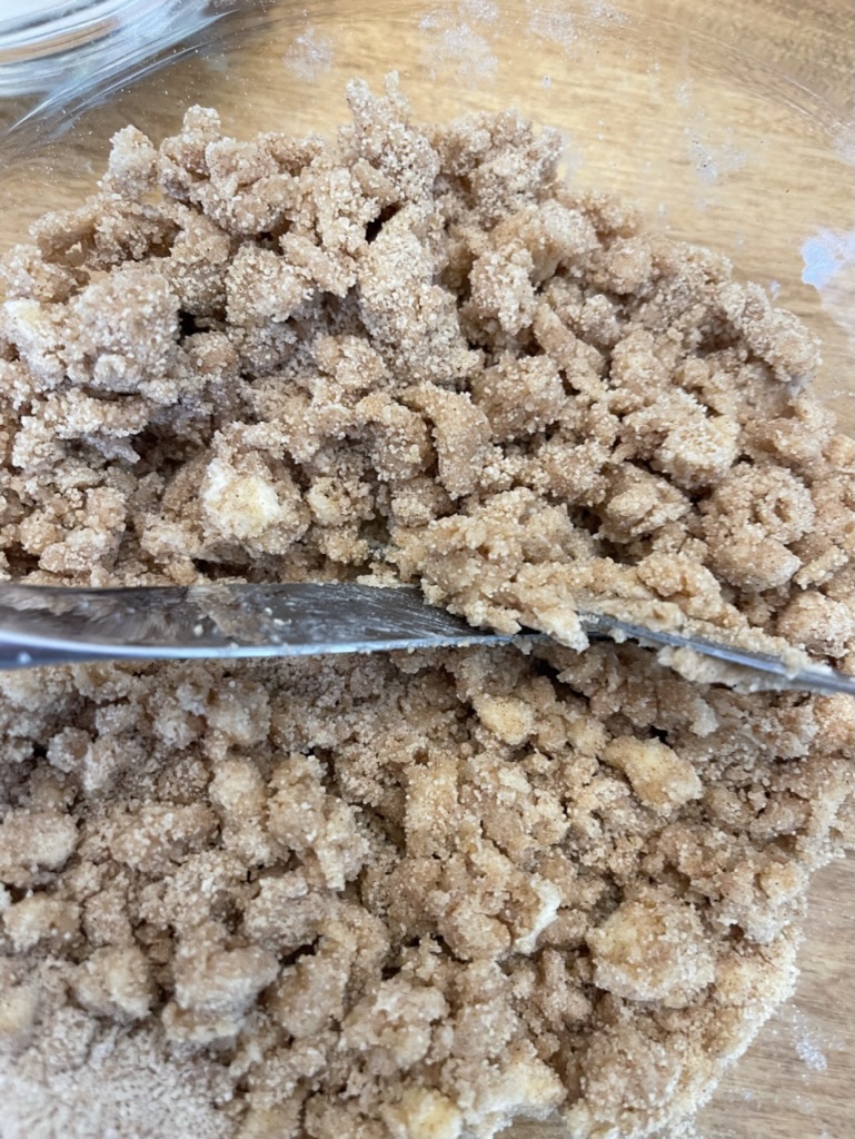 mixed crumble topping