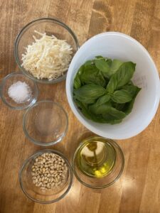 fresh basil ingredients