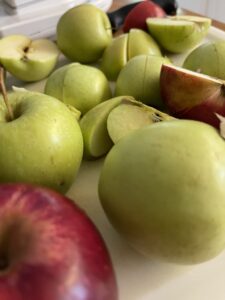 Apples for homemade applesauce