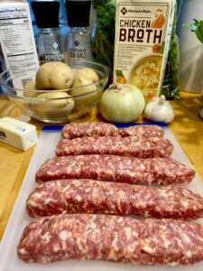 ingredients for zuppa toscana soup
