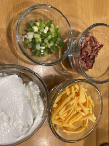 toppings for potato skins