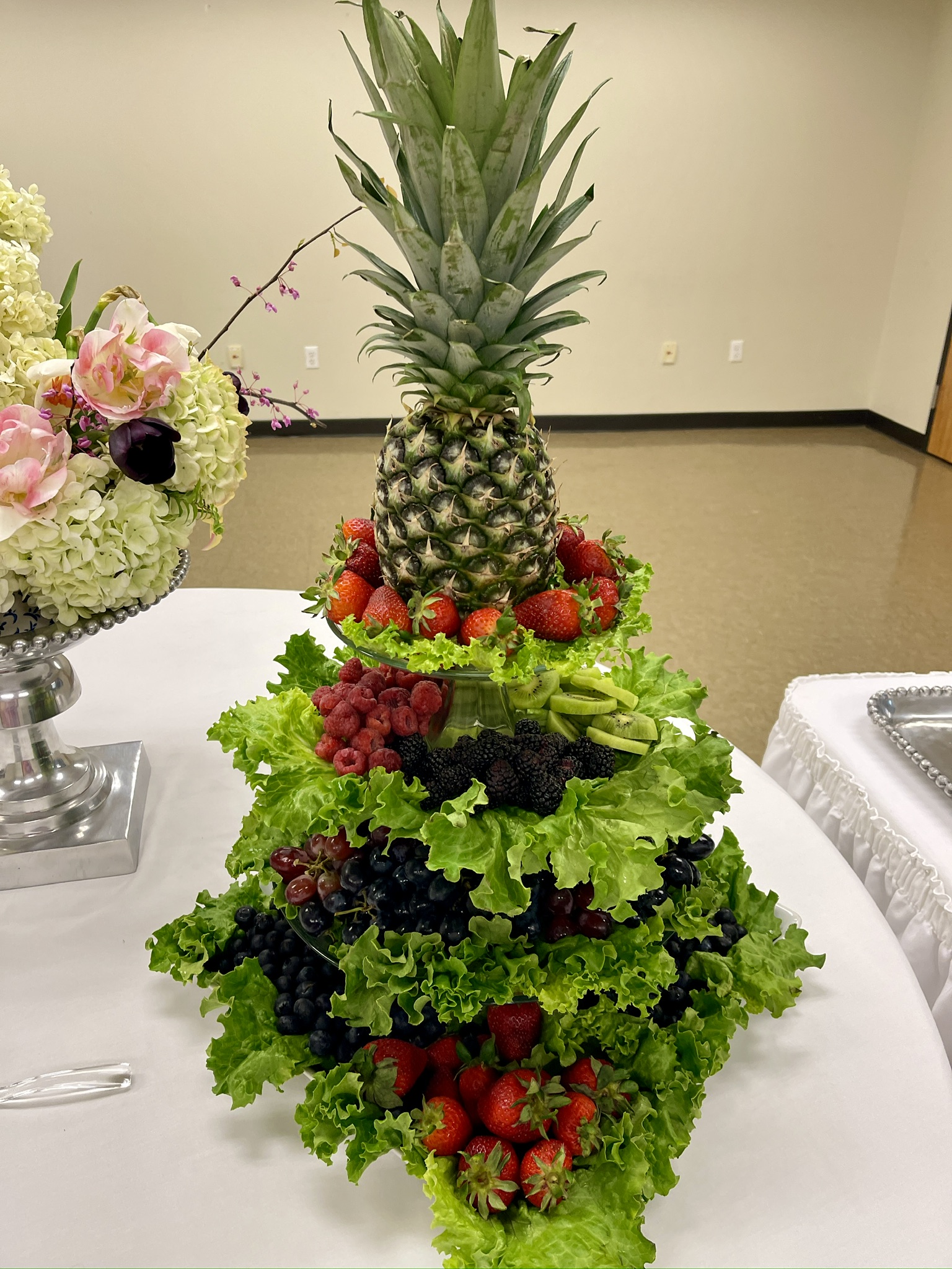 fruit for wedding buffet table