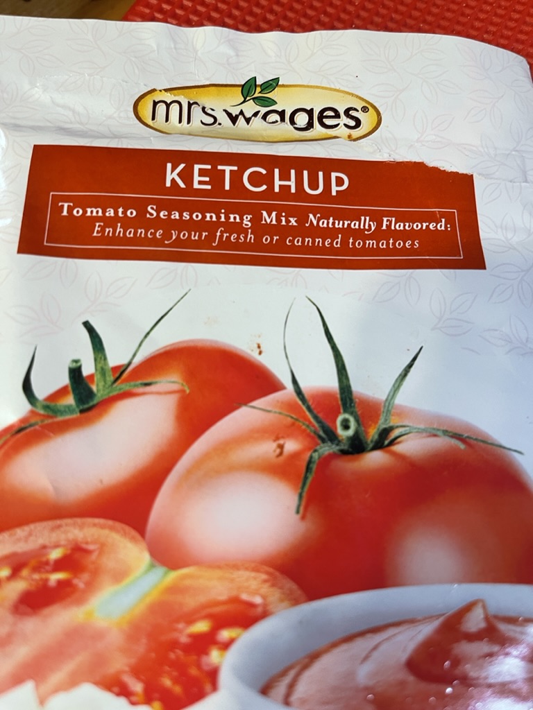 Mrs. Wages ketchup packet