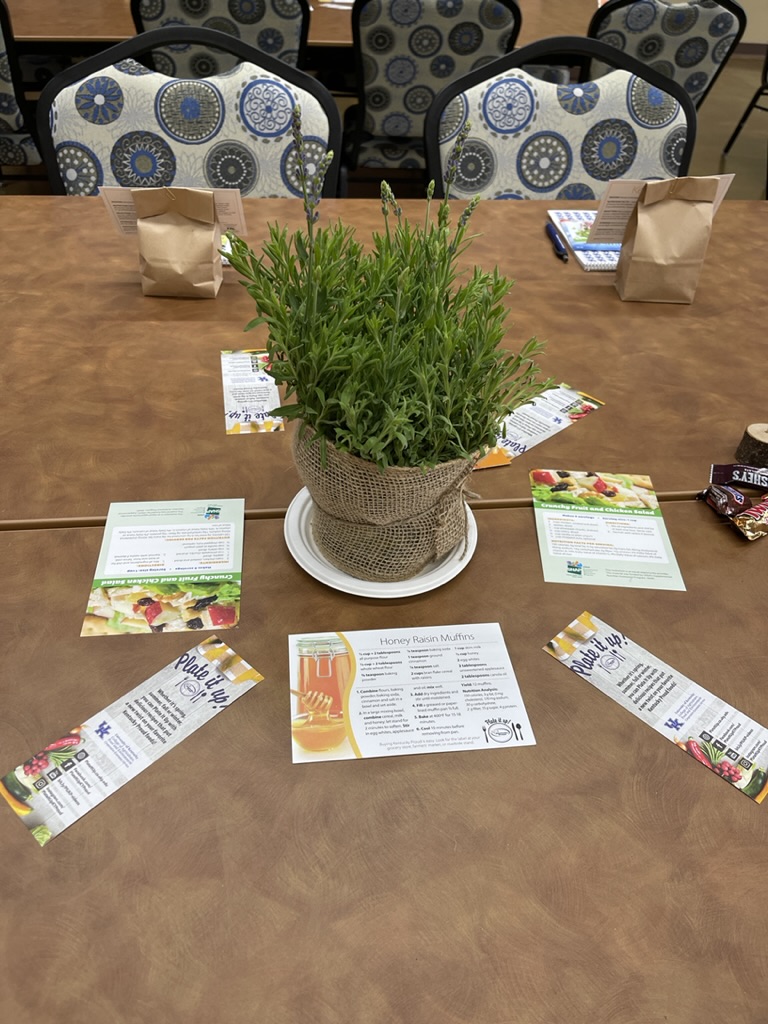 lavender centerpiece