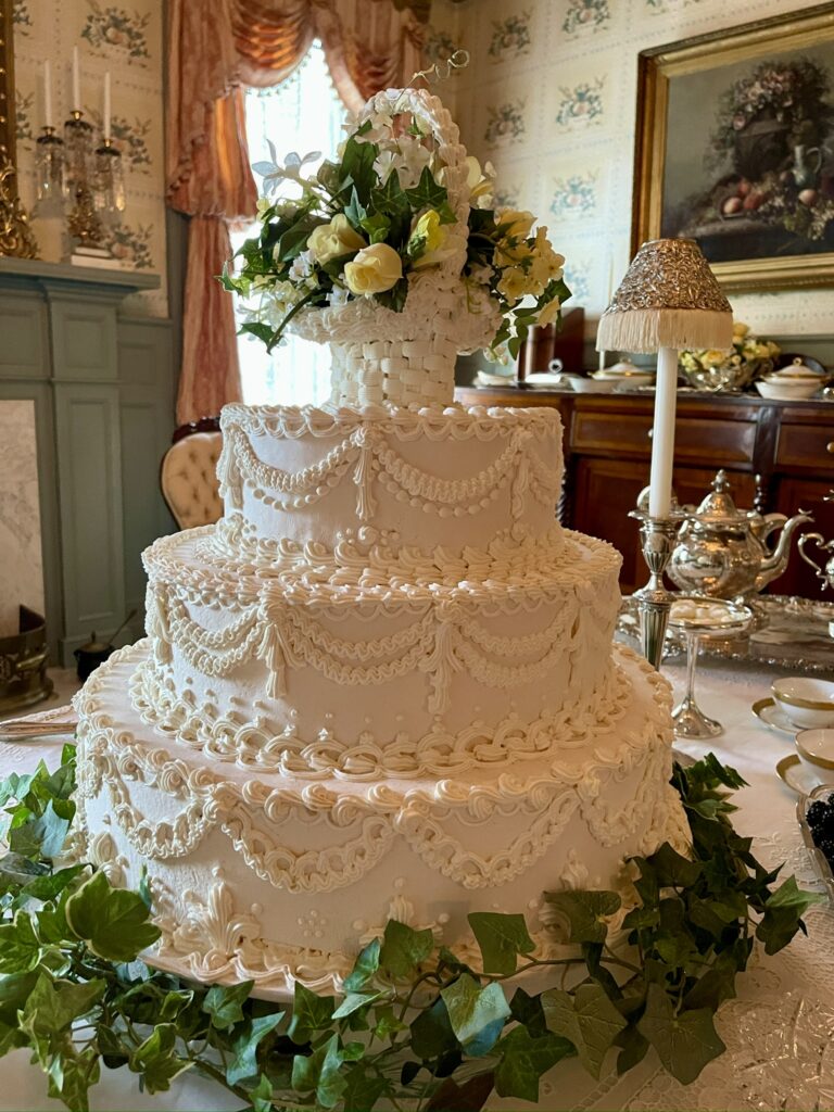 Victorian wedding cake at Adsmore