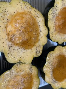 salt and pepper acorn squash