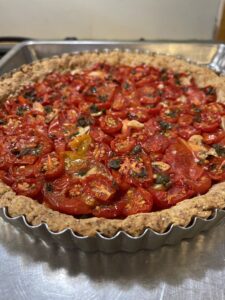 baked tomato tart