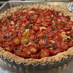 baked tomato tart