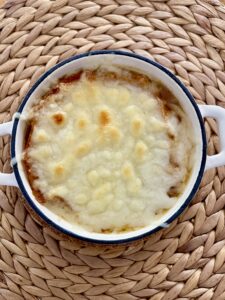 French Onion Soup after broiling