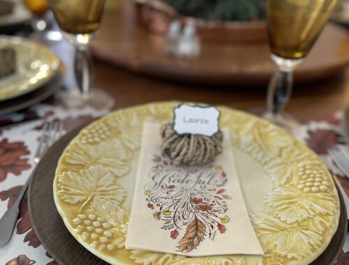 Thanksgiving 2023 place setting