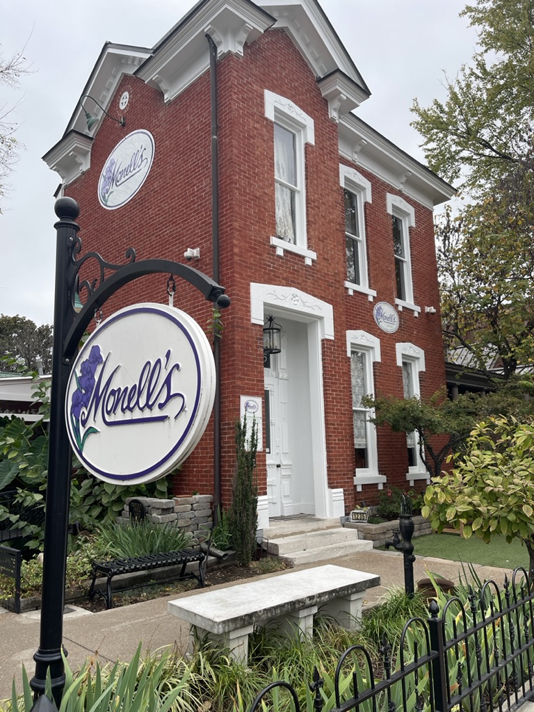 front of Monell's Restaurant in Germantown, Nashville, TN