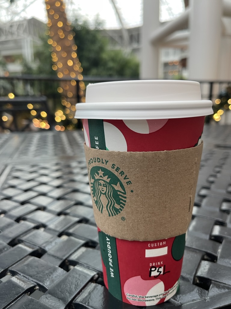 Opryland Christmas with a Starbucks stop