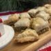 Lebanese Baklava served on a wooden tray