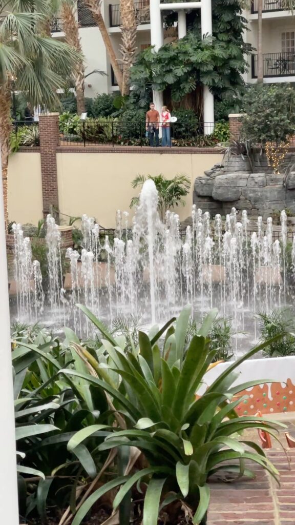 fountains at the Opryland Hotel Christmas in Nashville