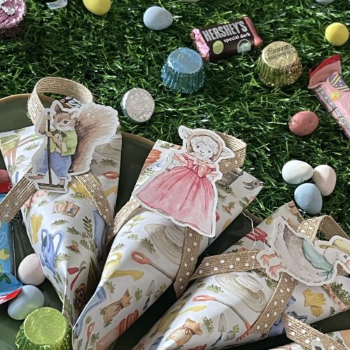 DIY Paper Containers for Easter Favors - Feet Under My Table
