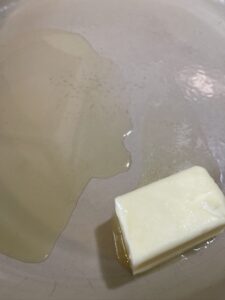 butter and olive oil
