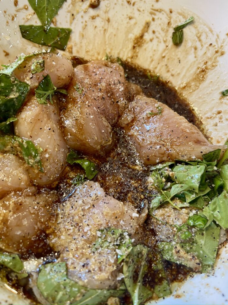 marinated chicken