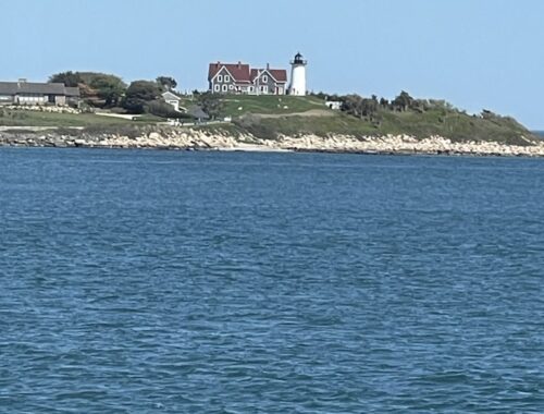 entering Vineyard Haven by ferry