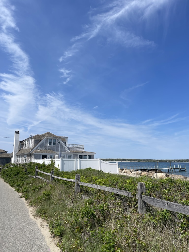 Martha's Vineyard home on wharf in Oak Bluffs