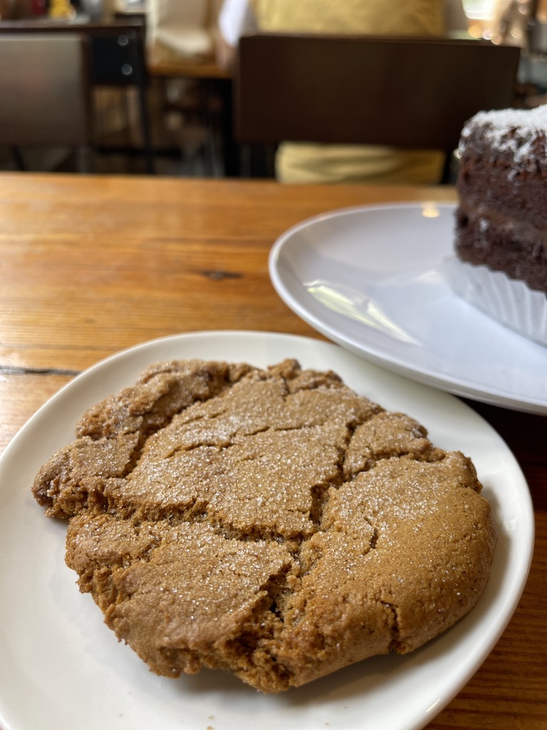 molasses cookie at Martha's Vineyard at Black Dog Bakery