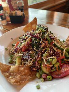 featured Asian Soba salad from Martha's Vineyard Black Dog Tavern