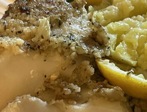 Plated Lemon Italian Cod