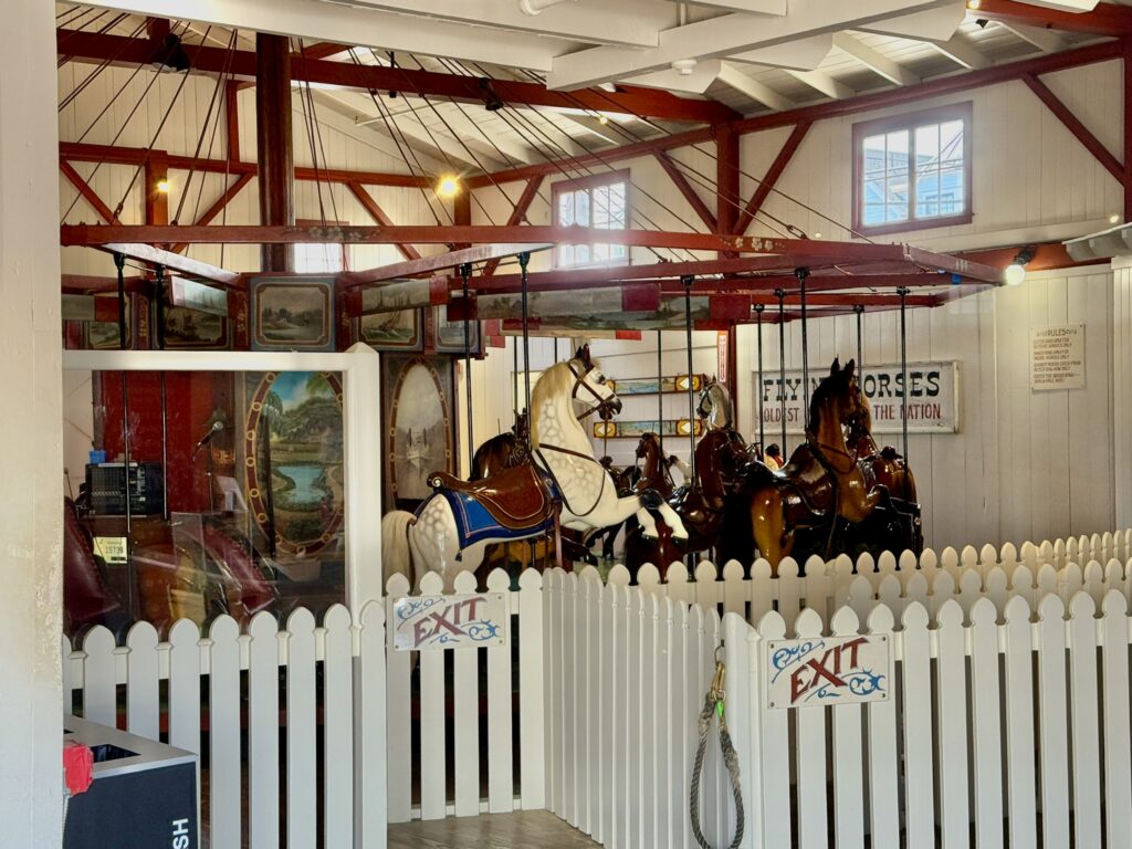flying horses carousel at Oak Bluffs, Martha's Vineyard