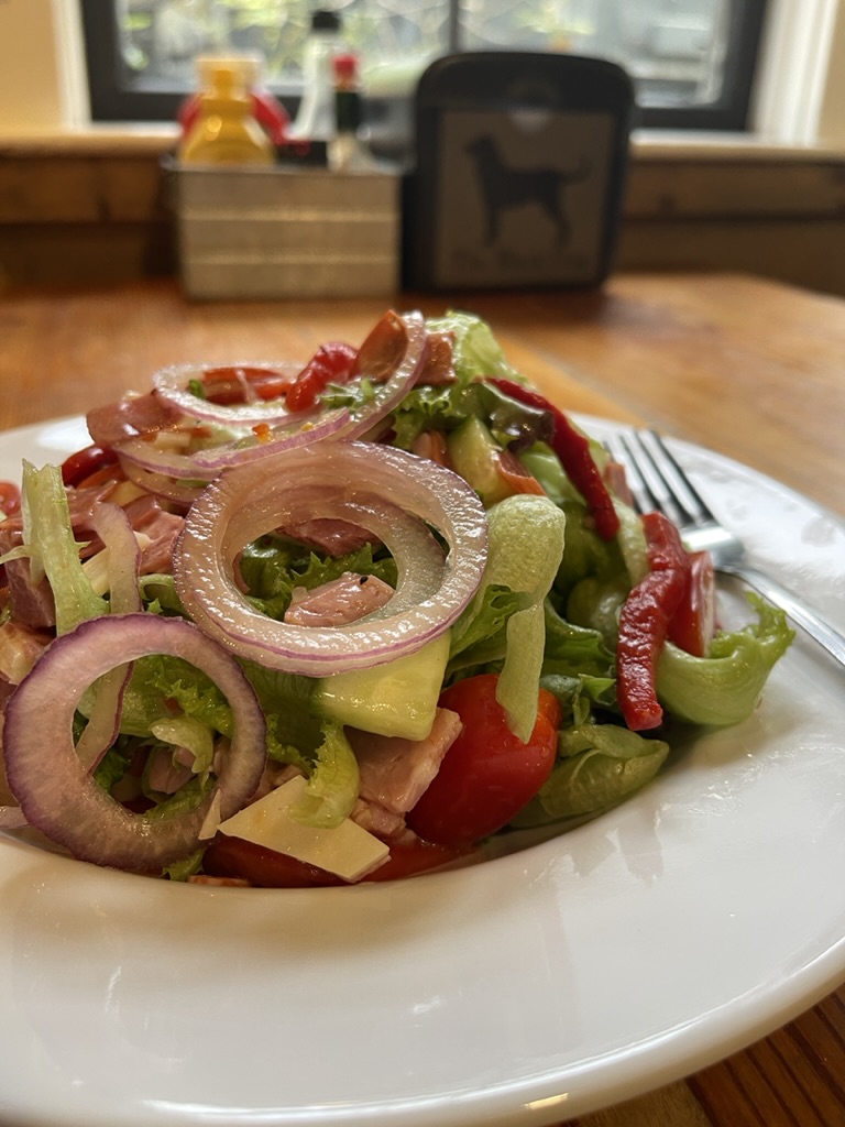 Martha's Vineyard Black Dog Bakery chopped Italian salad