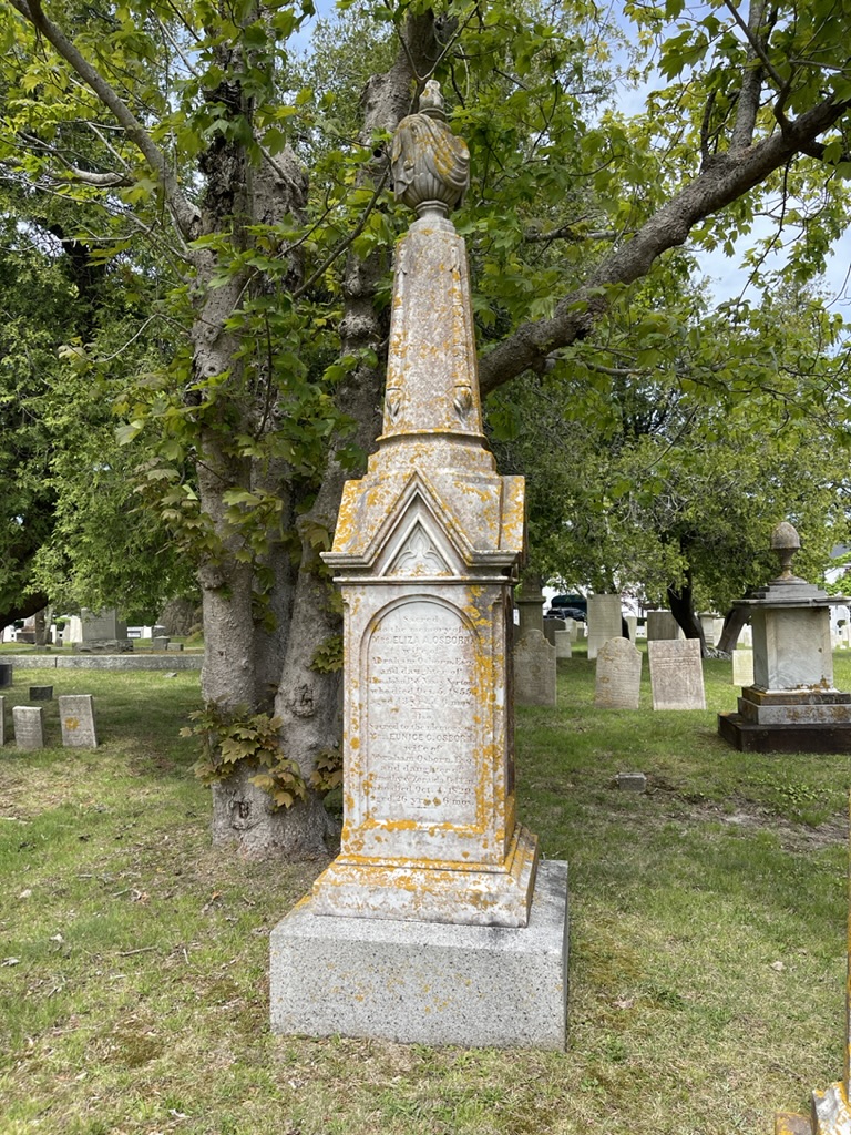 Edgartown cemetery headstone Martha's Vineyard