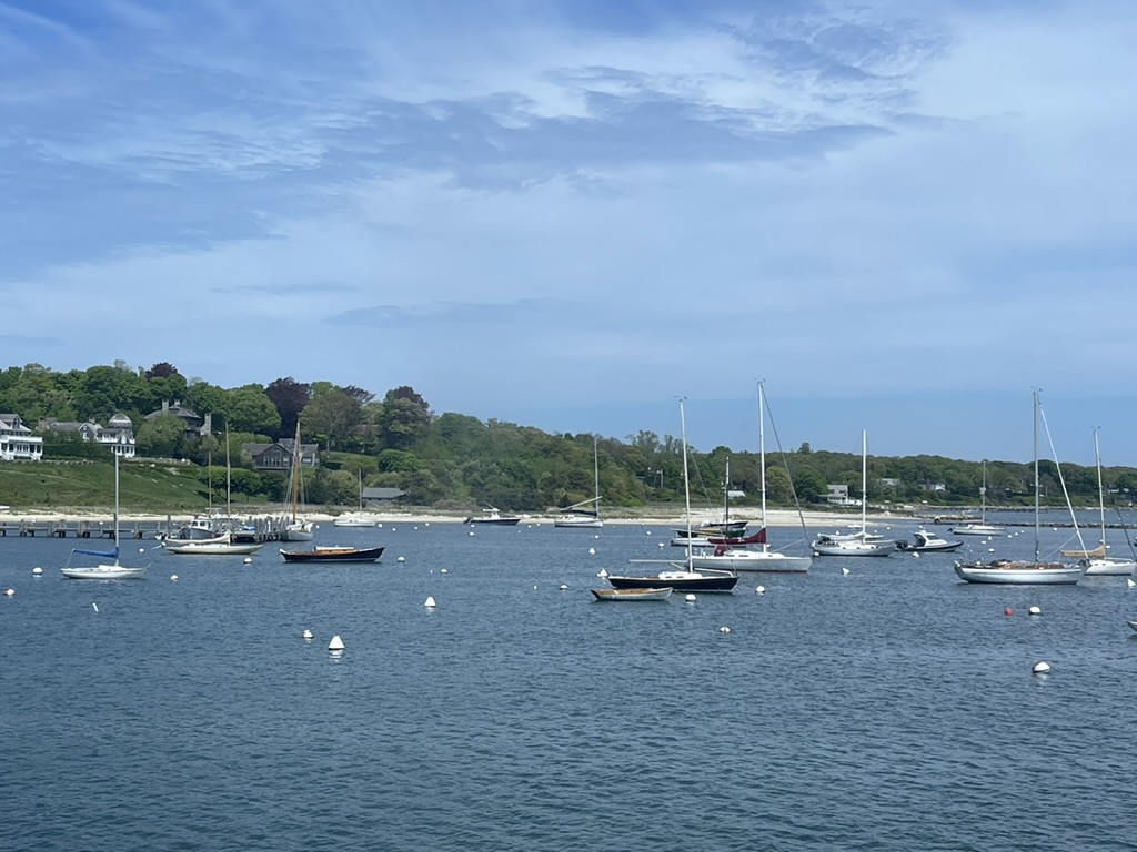 boats in the harbor at Martha's Vineyard