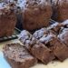 Mini loaves of double chocolate zucchini bread sliced