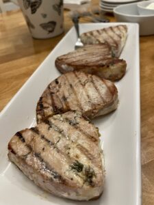 grilled ahi tuna steaks