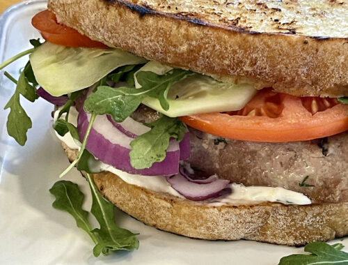 grilled dill ahi tuna sandwich