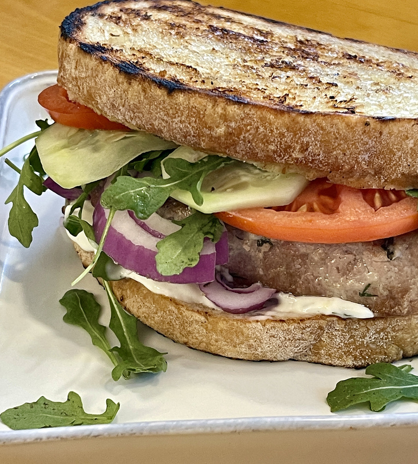 grilled dill ahi tuna sandwich