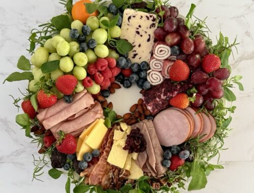 Christmas morning nibble board