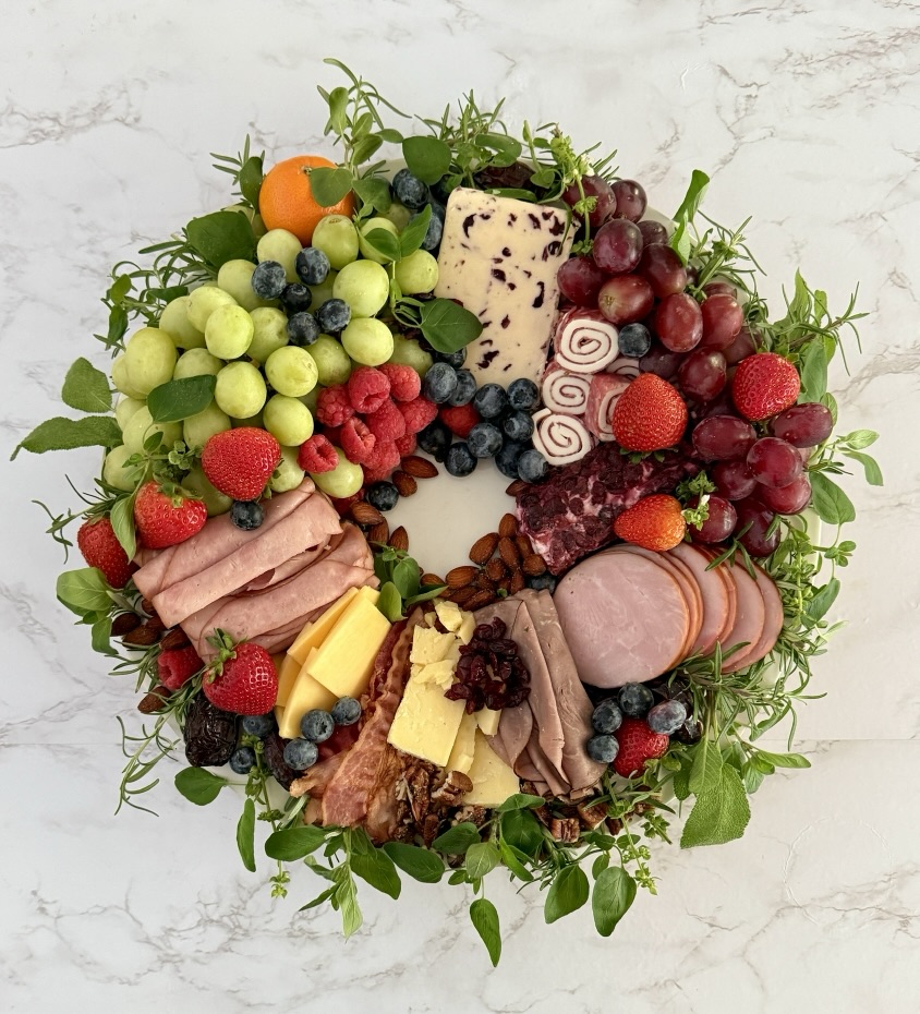 Christmas morning nibble board